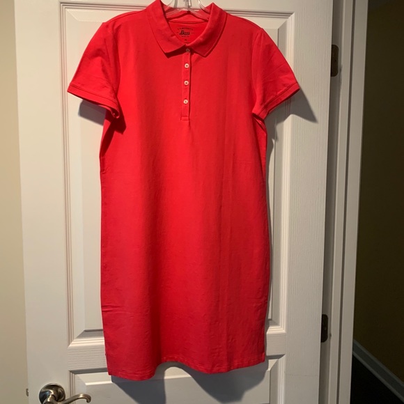 G.H. Bass & Co. Dresses & Skirts - MISSES BASS SHIRTDRESS SIZE M PINK NWT!